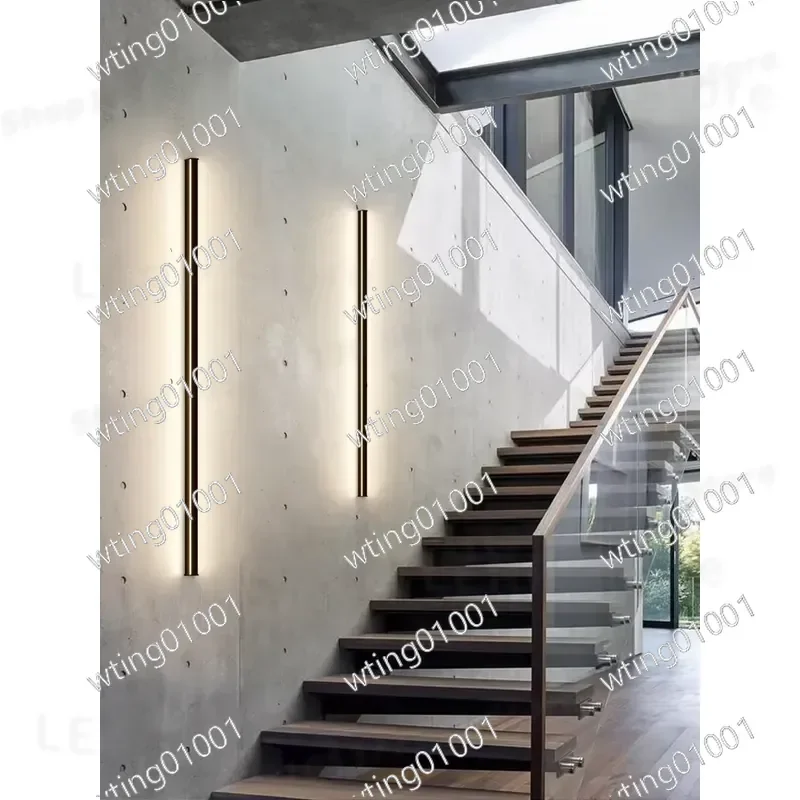 for Modern Minimalist Long Wall Lamp Creative Linear Light for Living Room Staircase Bedroom Bedside Background Decoration