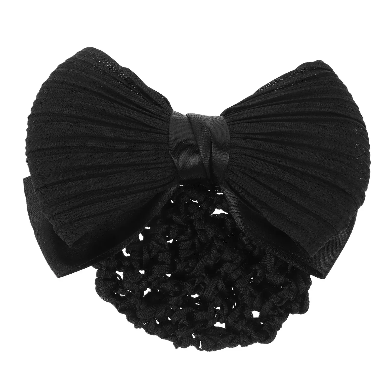 

Career Head Flower Hair Bun Net Cover Barrettes Lightweight Comfortable High Elasticity Reusable Women Hairstyles