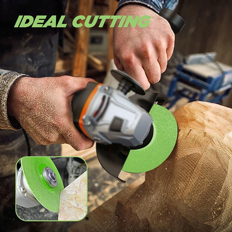 6PCS 100Mm Disco abrasivo per lastre di roccia Disco da taglio per vetro per smerigliatrice angolare Piastrelle Disco da taglio per lastre di roccia e dischi per smerigliatrice angolare