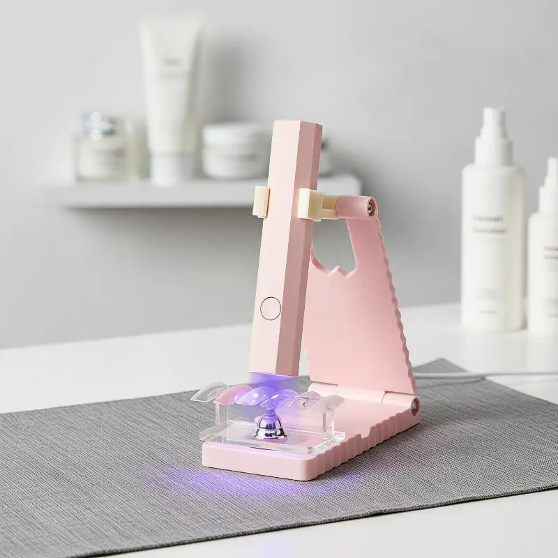 USB Rechargeable Portable Nail UV Lamp Foldable Stand Gel Polish Dryer Home DIY Manicure Light