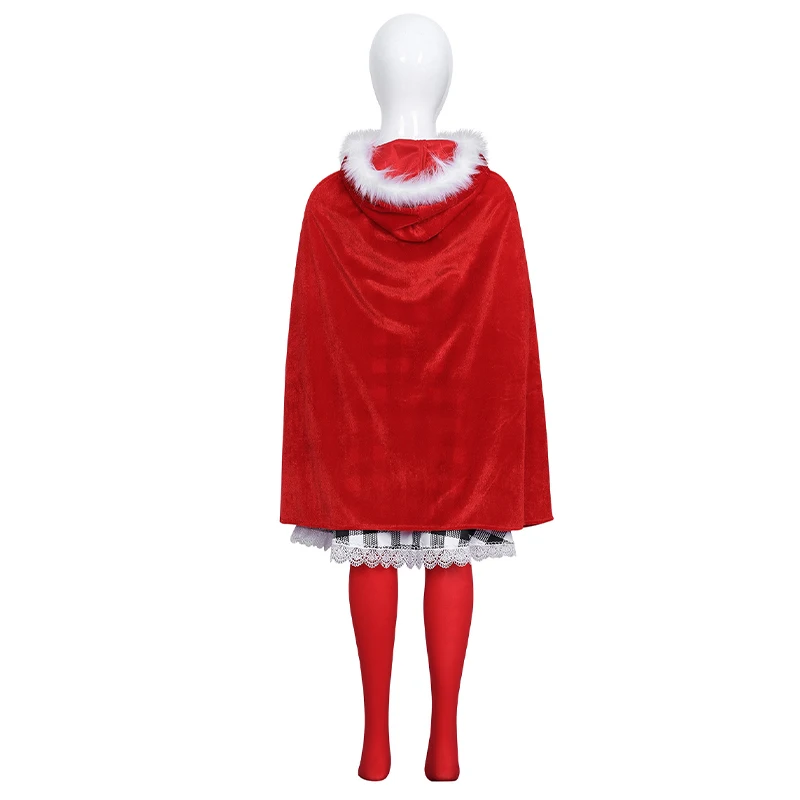 2026 أنيمي السنة الجديدة حفلة الزي سانتا كلوز عيد الميلاد فستان بتصميم حالم حتى سيندي لو الفتيات عيد الميلاد زي #5