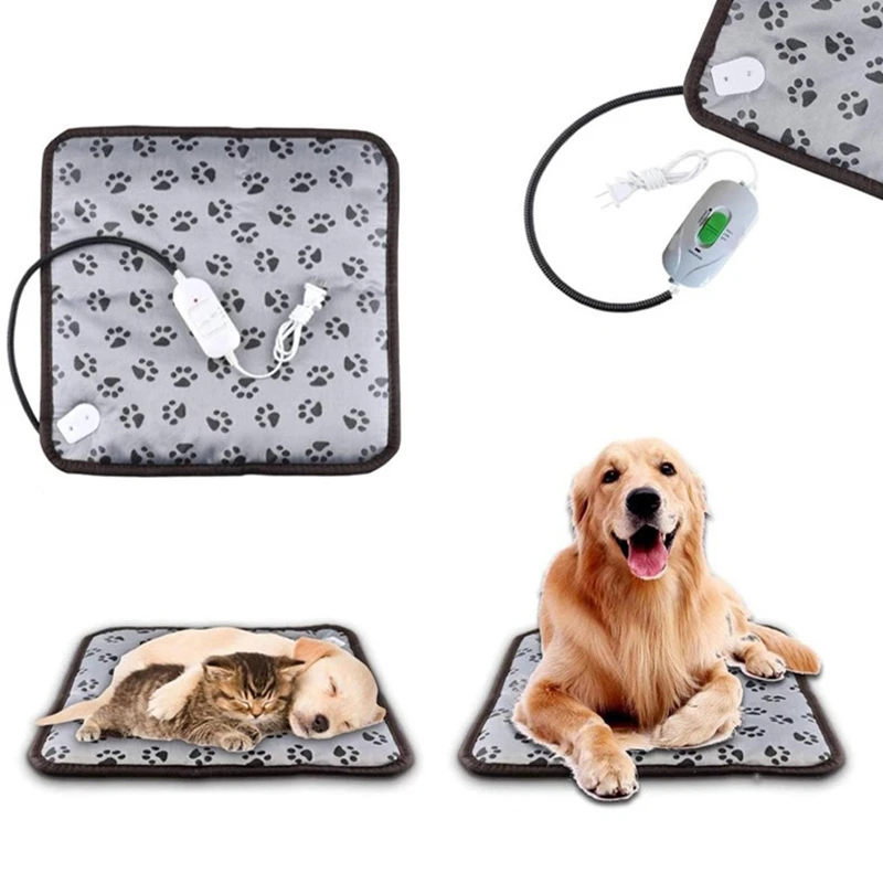 Pet Heating Pad 50X70cm Waterproof Heating Pad Indoor, Two Levels Of Temperature Adjustable