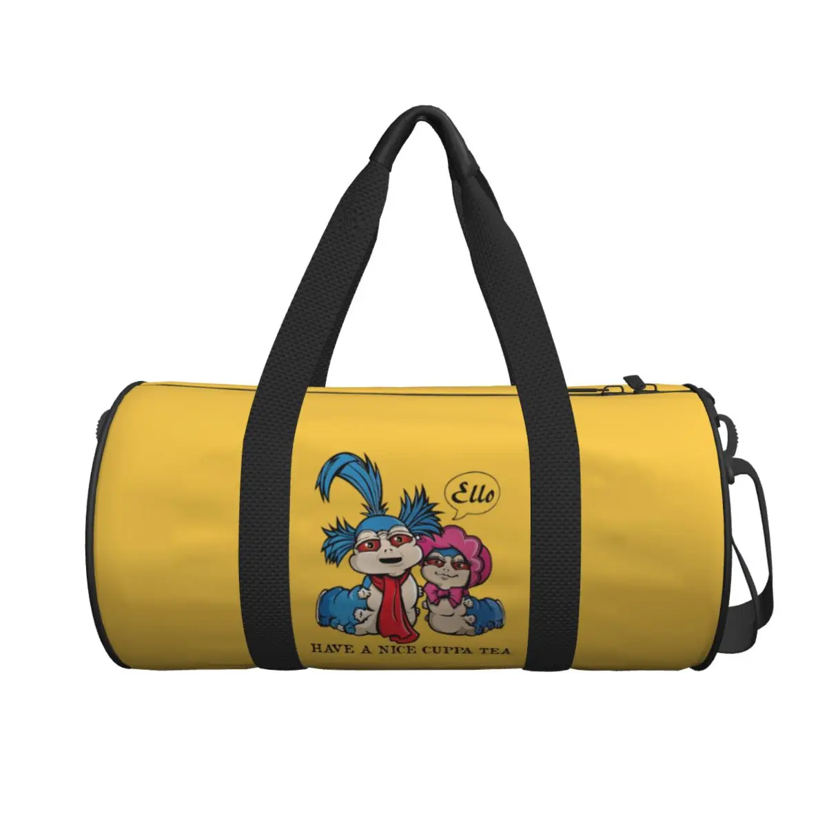 

Ello! The Worm - Labyrinth Large Duffle Gym Bag Waterproof Duffle Travel Bags Handbags Fitness bag