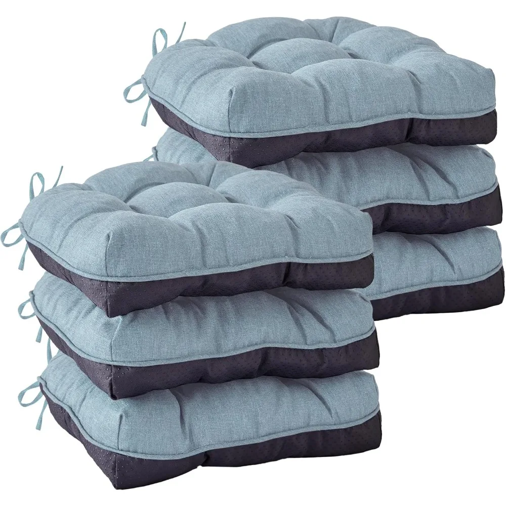 

Подушки для обеденных стульев, подушки для кухонных сидений с завязками, подушечки из пенопласта с тафтингом в помещении