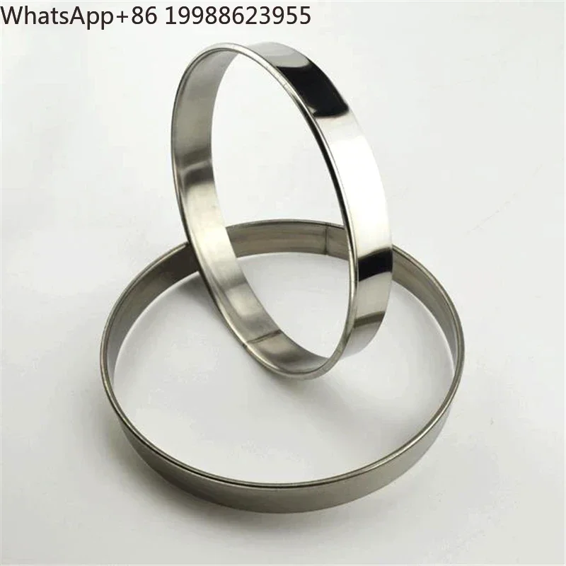 Round Stainless Steel Cake Molds Mousse Cake Tart Circle Mold Pizza Dessert DIY Decor Mould Tart Ring Kitchen Baking Tool