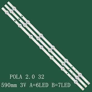 شريط إضاءة خلفية LED ل LG POLA2.0 32in HC320DXN-VSFP4-21XX 32LN5100 32LN545B 32LN5180 32LN5500 32LN570R 32LN570B LG32LN540B-CN أعلى 12 مبيعات مستعملة شاشة تلفزيون LG 32 - No11
