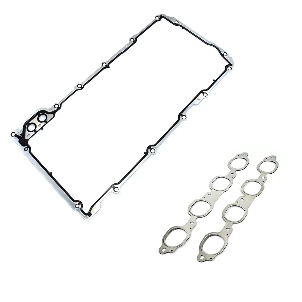 10*Label Oil Pan Gasket Header Exhaust Manifold Gaskets For GM Yukon Cadillac Escalade 4.8L 5.3L 6.0L 12612350 12558760 12657093