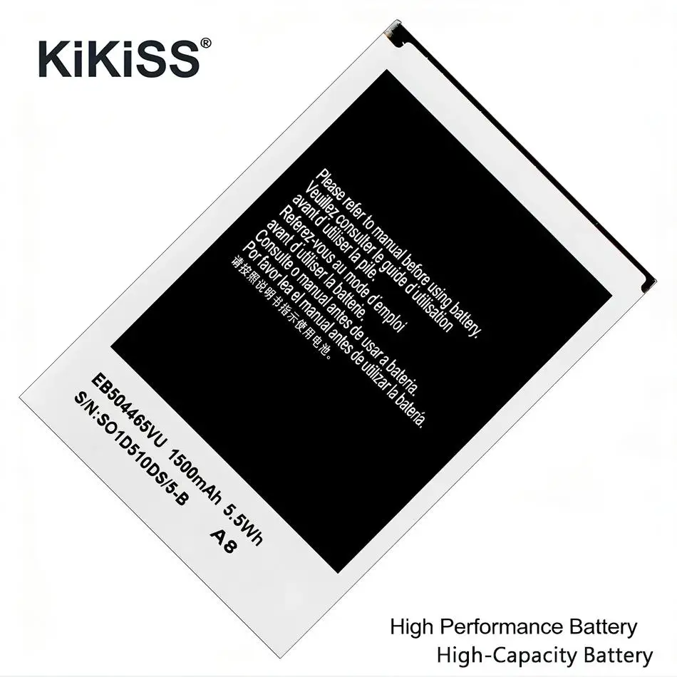 

Аккумулятор EB504465VU 1500 мАч для Samsung I8910 B7330 B7620 I5800 B7300 I5801 I8320 I8700 GT-S8500 S8530 B6520 B7300C, безопасный