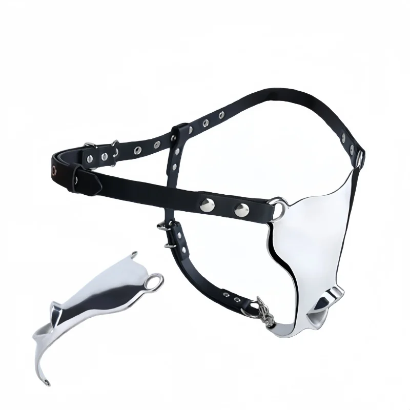 Secure Male Chastity Pants with Adjustable Leather Harness Bdsm Bondage Costumes for Men Prostate Massager Erotic Sex Toys - view 2