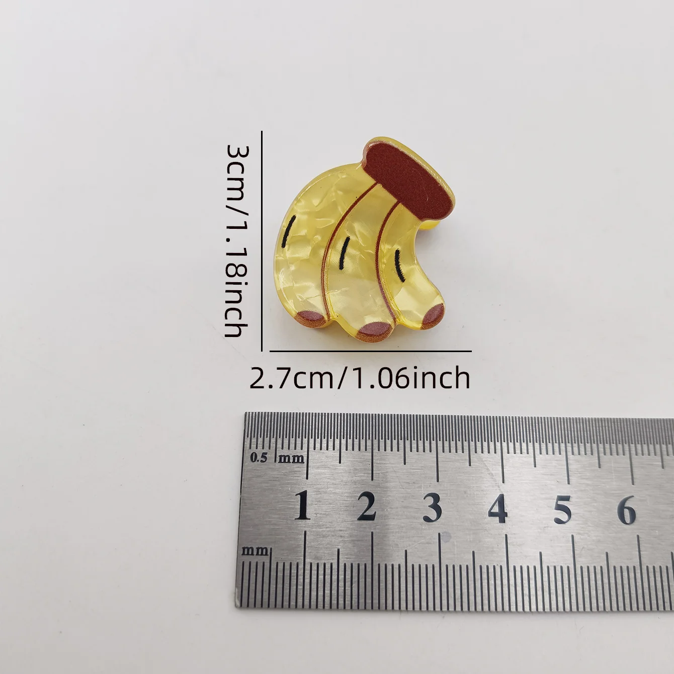 1/2/4 Stück Frucht-Acetat-Haarspangen: Süße kleine Erdbeer-, Zitronen-, Kirsch- und Trauben-Haarspangen für Pony und unordentliches Haar – Top-Clips als Haar-Accessoires – Detail 7