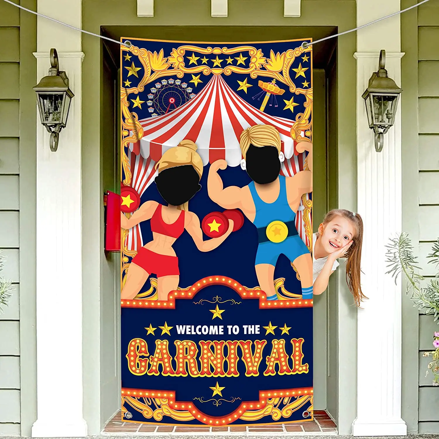 

Photography Backdrop Carnival Theme Party Decoration Photo Door Banner For Event Circus Background