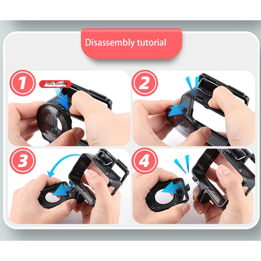 Avanzato per protezioni/accessori per lenti Insta360 per tappo di copertura in vetro Insta 360 One R Dual-Lens 360 Mod