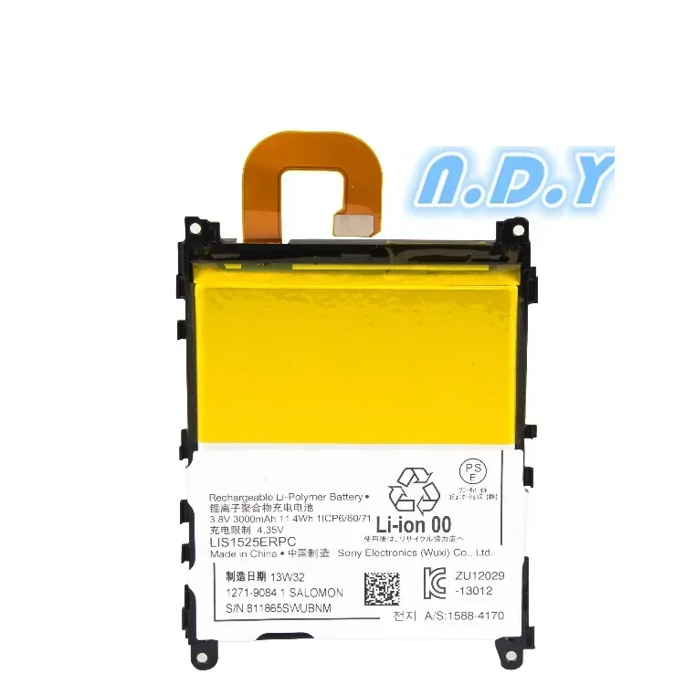 

New 3000mAh LIS1525ERPC Replacement Battery For SONY Xperia Z1 L39H C6903 L39T L39U C6902 LIS1525ERPC Batteries