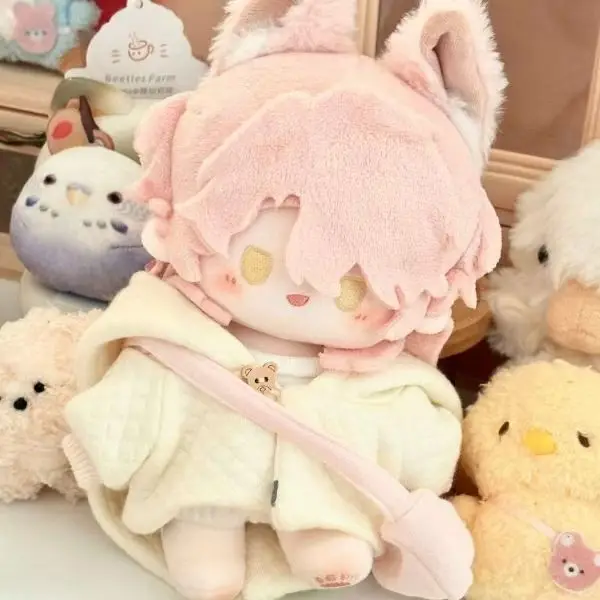 

Genshin Impact Jiao qiu Anime Handsome Boy Plush Doll Body Dress Up Clothes Plushies Stuffed Toys Figures Birthday Gift 20cm