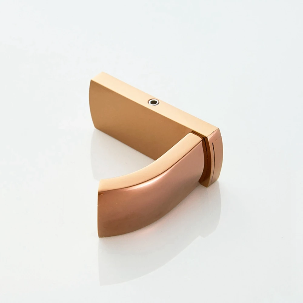 AB09-2 pezzi ganci per asciugamani da bagno, ganci per asciugamani e accappatoio in rame a parete in oro rosa, ganci appendiabiti per bagno e camera da letto
