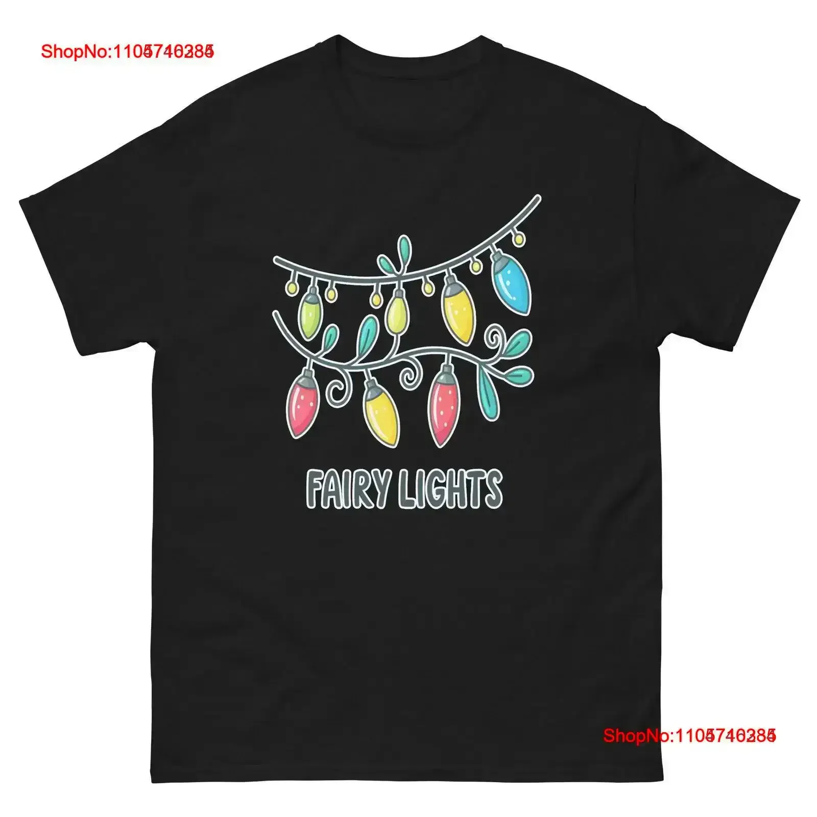 Fairy Lights Party Supplies Items Birthday Event T Shirt vintage Washed Versatile streetwear graphic designer clothes vintage