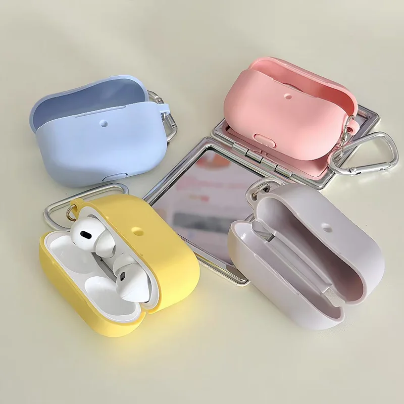 حافظات سماعات أذن جديدة من السيليكون لأجهزة Airpods 4 /2 Airpods 3 حافظة واقية لسماعات Apple Airpods Pro 2 حافظة ناعمة