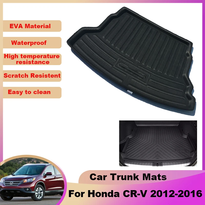 

Car Rear Trunk Mat For Honda CR-V CR V CRV 4 2012 2013 2014 2015 2016 Accessories Waterproof Protective Anti-Slip Storage Pads