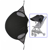 Sun Canopy For Xiaomi Mitu Bebehao Buggy Large Area Stroller Roof Sunshade Pram Accessories Foldable Easy For Travel