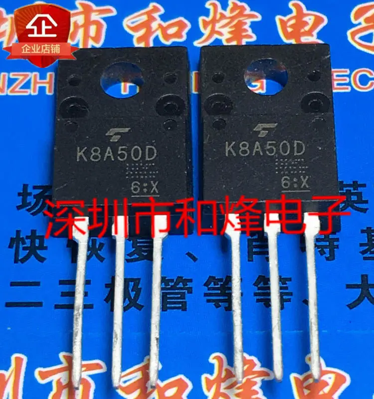 20PCS/LOT K8A50D TK8A50D TO-220F MOS Hoja de datos - Componente electrónico para uso profesional