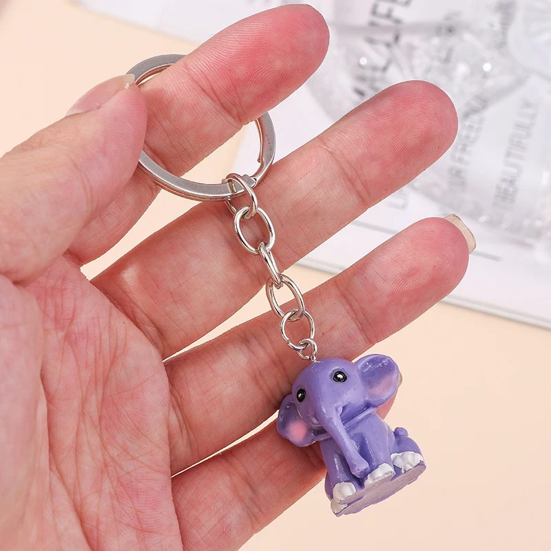 Niedliche kleine gelbe Ente Schlüssel bund bezaubert Frauen Männer kreative Tier Schlüssel ringe für Auto Schlüssel Handtasche Anhänger DIY Schmuck Geschenke – Detail 11
