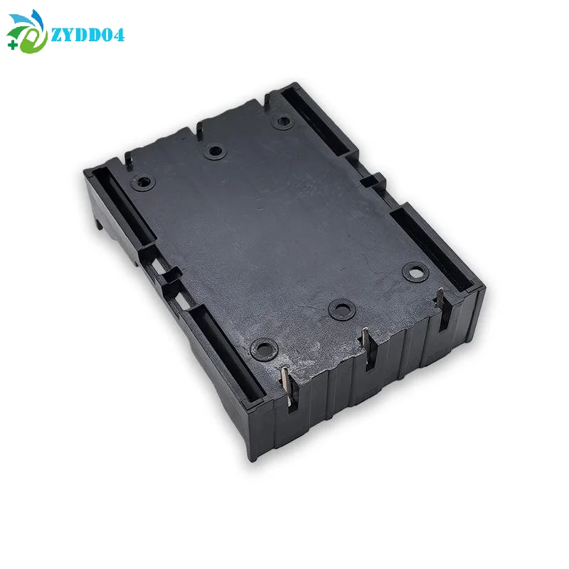 ●1Pcs 18650 Parallel Battery Box Shell 18650 Parallel 1/2/3/4 Slot Battery Holder Storage Box Case DIY Accessories