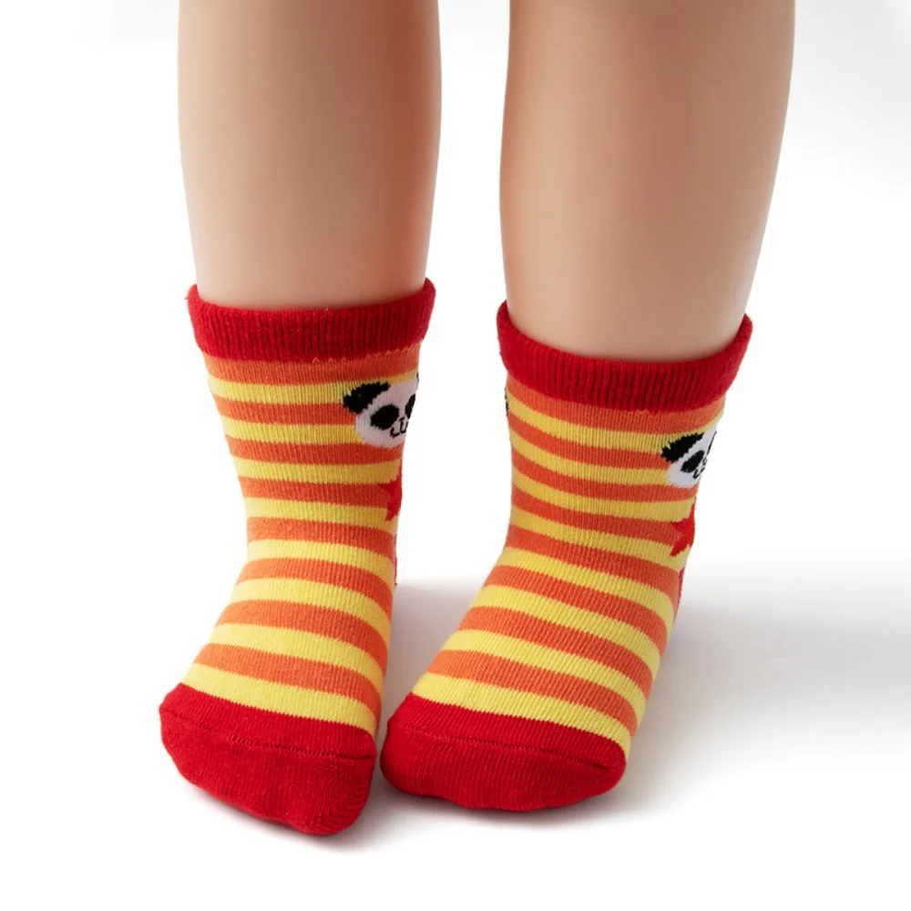 Garçons filles 12 paires coton chaussettes antidérapantes nouveau-né bébé 1-3 ans semelles antidérapantes sol unisexe chaussette pour nourrissons tout-petits Grip enfants