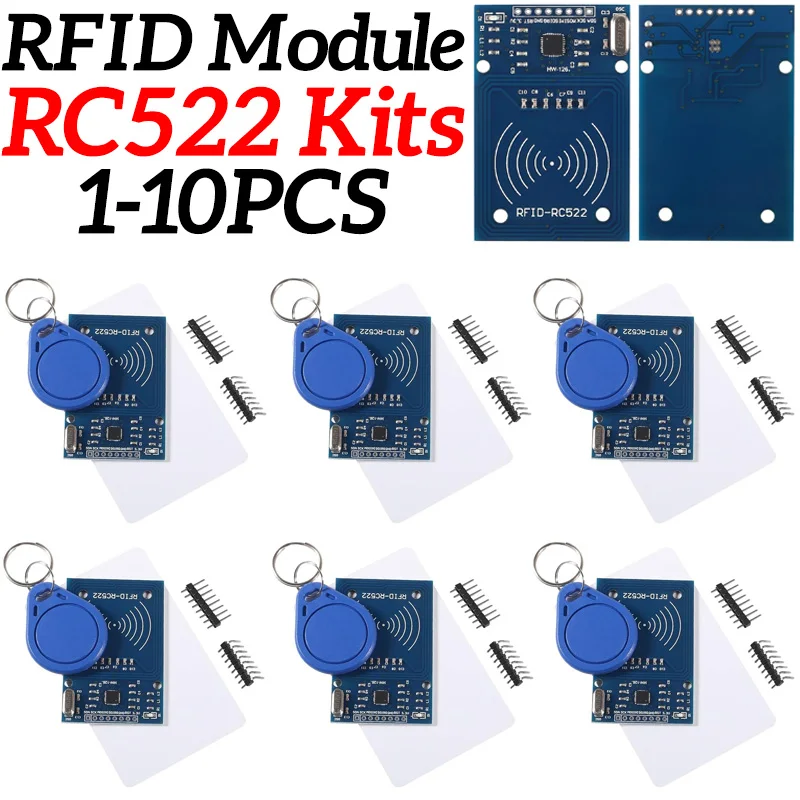 MFRC-522 RC-522 RC522 Antenna RFID IC Wireless Module For Arduino IC KEY SPI Writer Reader IC Card Proximity Module