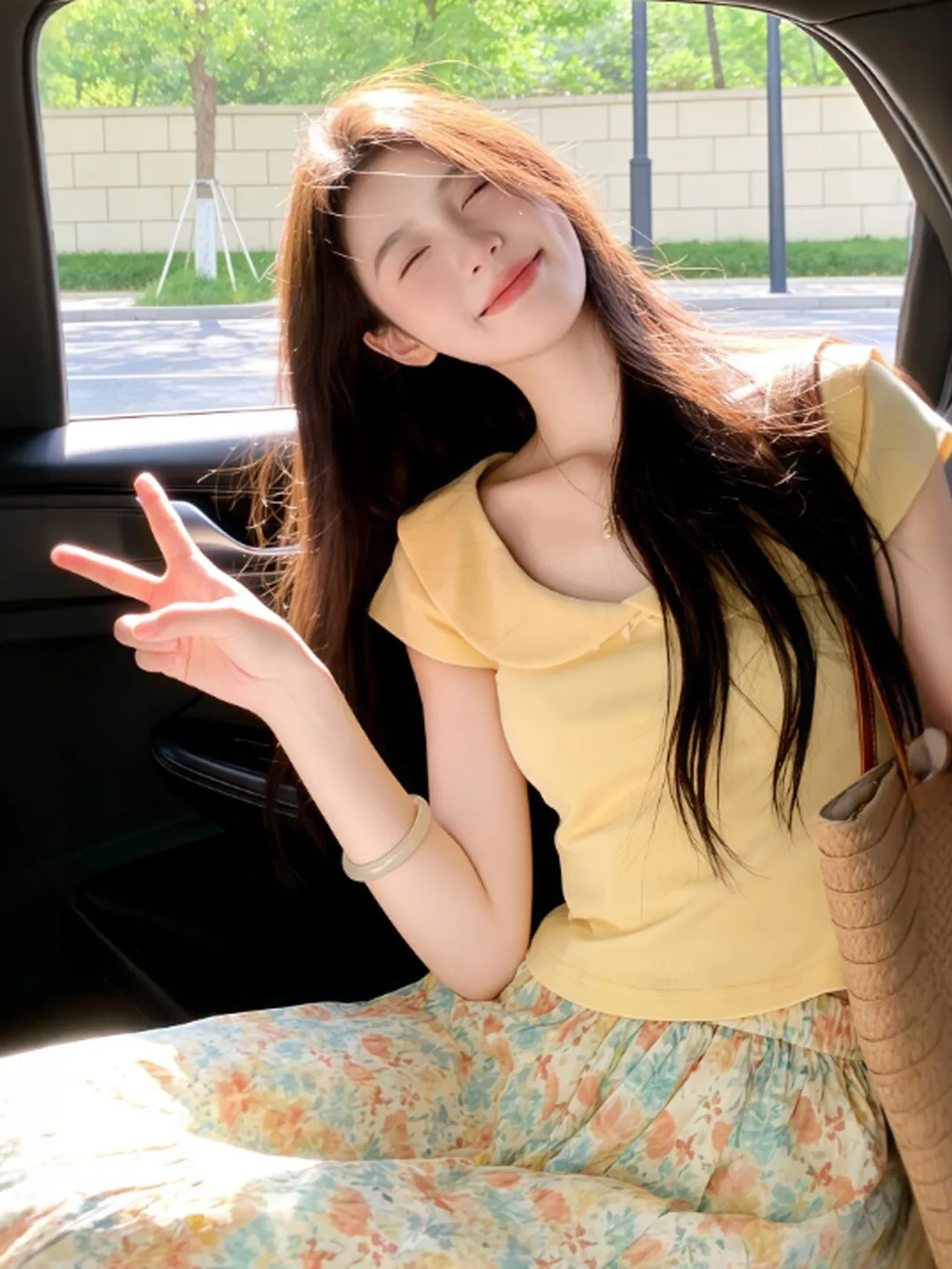 

Gentle Wind Unique Beautiful Floral Half Skirt Two Piece Set Anti Aging Whole Set Summer 2026 Fashion Women's Ensemble