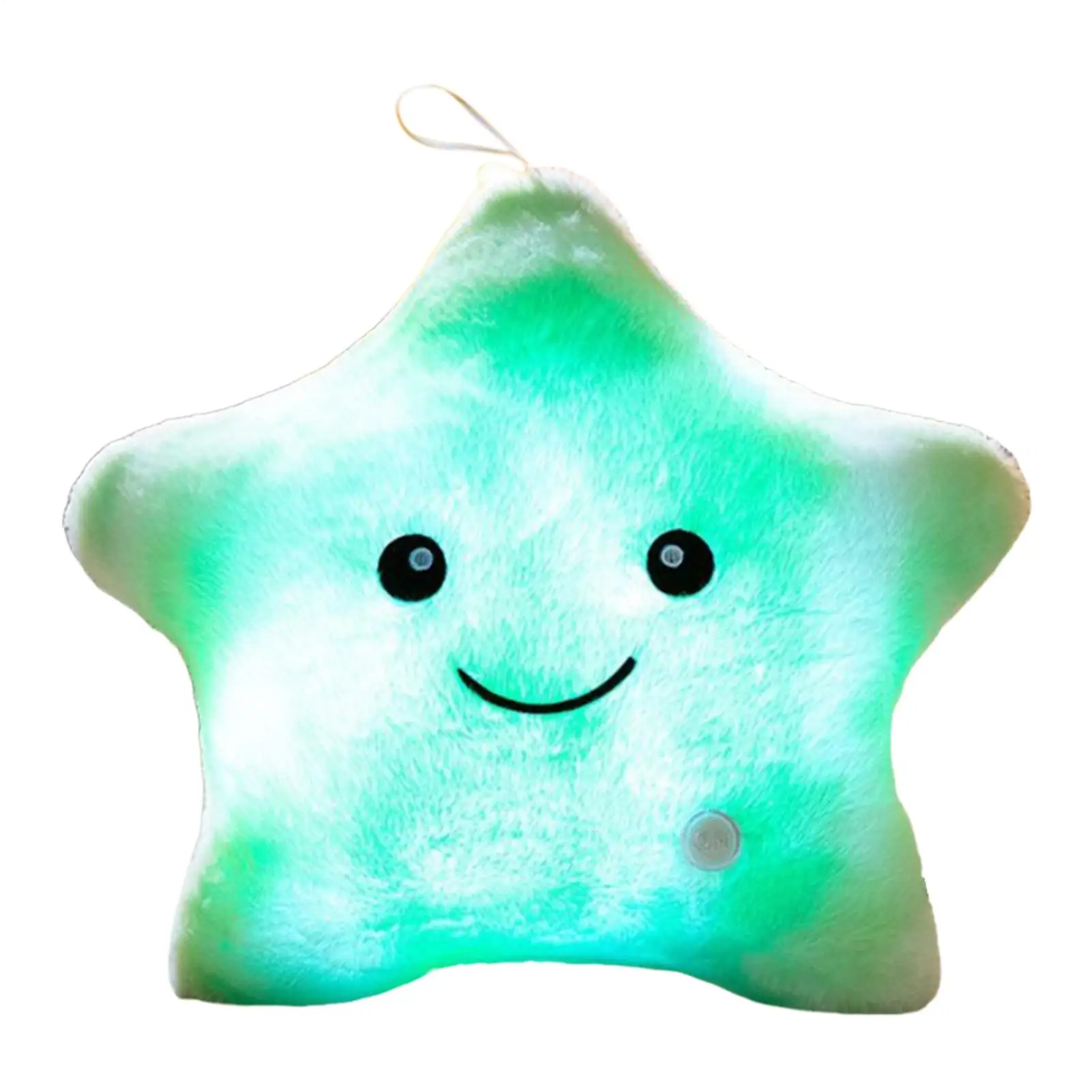 Light Up Star Pillow Room Decor Peluche Star 9 pollici Giocattolo di peluche colorato portatile per ragazzi Ragazze Notte che dorme Compleanno Natale