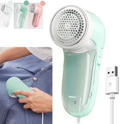 USB Electric Household Clothes Shaver Fabric Lint Remover Fuzz Electric Fluff Portable Brush blade Lint Remover Trimmer