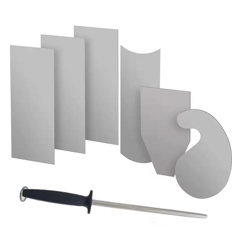 A02M-Woodworking Card Scraper Set Hardened Cabinet Scraper Card Scraping Rectangle Knife Smooth Wood Deburring Carpentry Tool