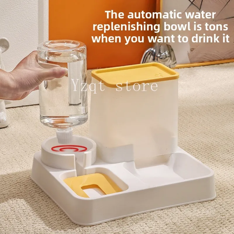 

Cat and dog water dispenser Cat bowl Automatic feeder Flow unplugged