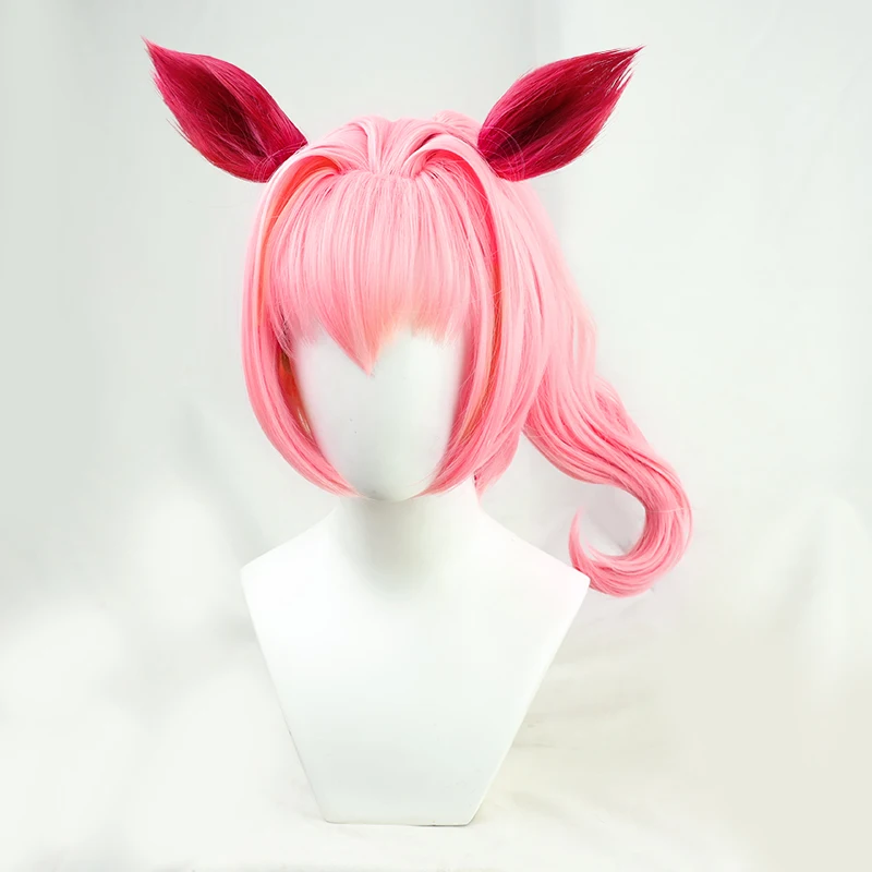 Jogo bonito derby haru urara peruca cosplay haru urara cosplay cabelo para festa de halloween adulto feminino masculino