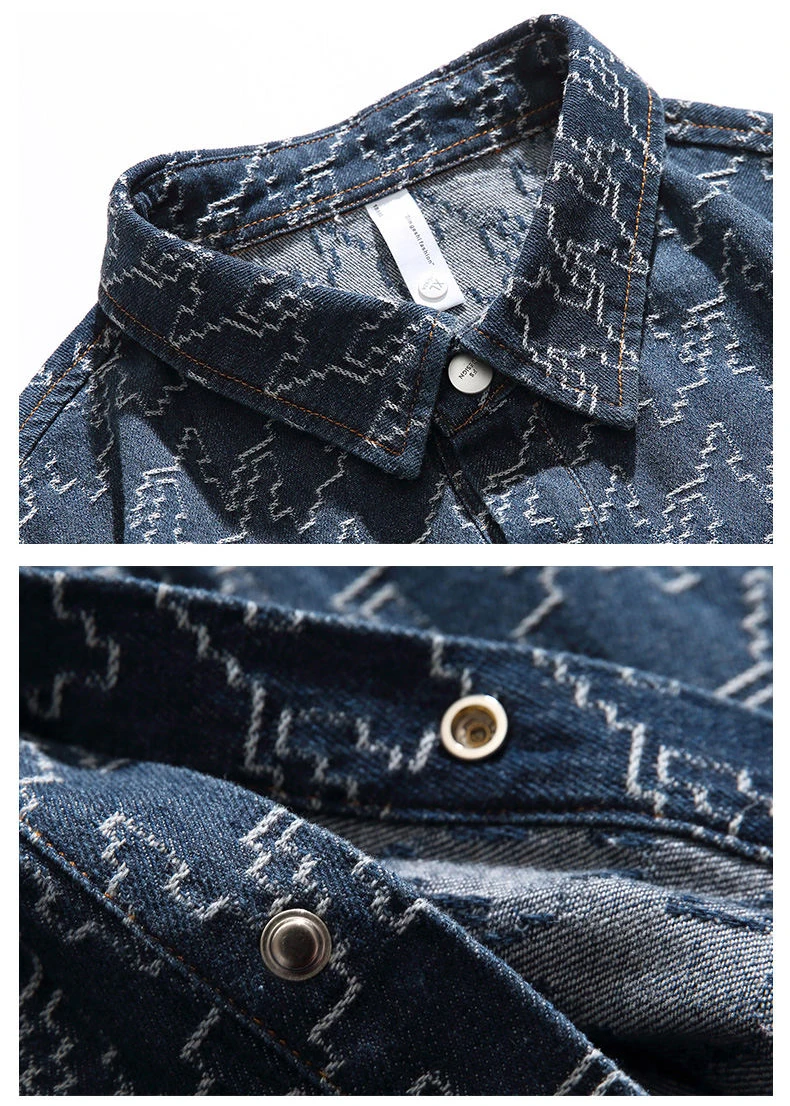 Men's Long Sleeve Blouse Fashion Shirts Men Clothing Smart Casual Streetwear Streetdress New Spring Autumn Hombre Male Clothing