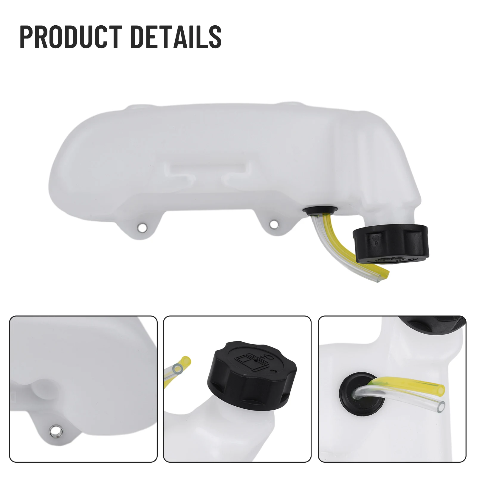 Grass Trimmer Parts Petrol Tank Brush Cutter Petrol Tank Garden Power Tool Fuel Tank Brushcutter Tank 240mm Black