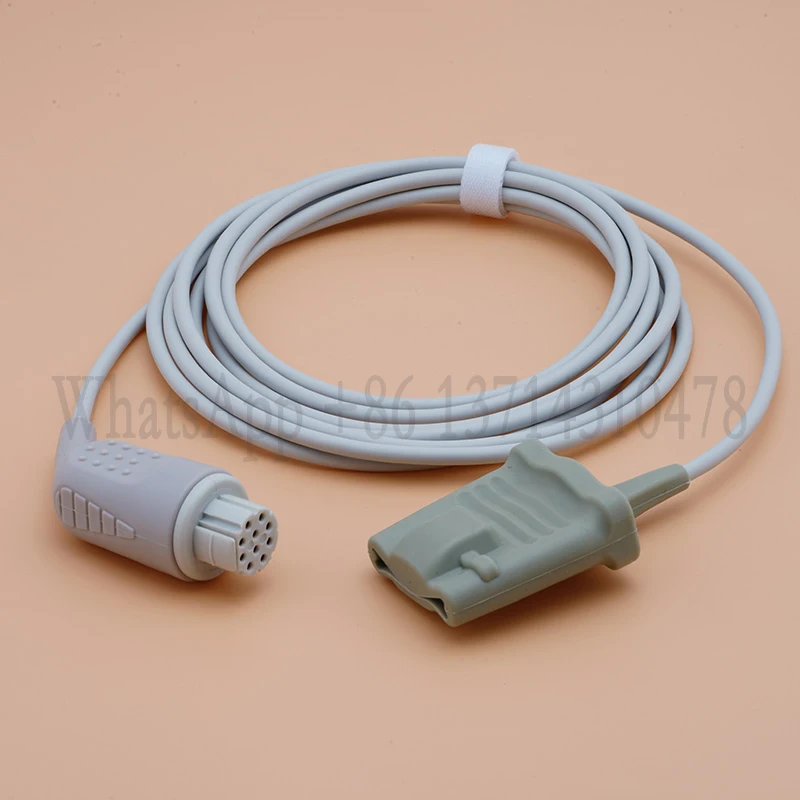 متوافق مع كابل Datex Ohmeda Cardiocap 5 Aespire 15 CS/5 AS/3 Satellite Plus II كابل ECG مستشعر SPO2 خط محول IBP