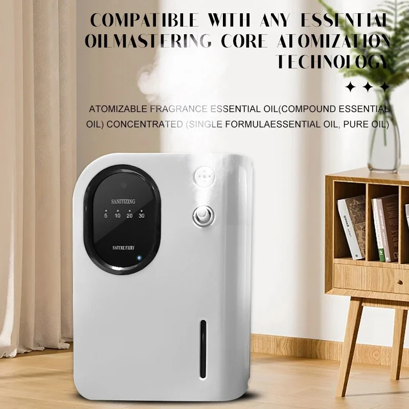 موزع زيت روائح كهربائية ، واحة عطرية ، سعة زيت أساسي ، معطر هواء ، تحكم بالبلوتوث ، مبخرة ، m ³ ، بخور
