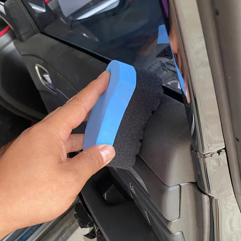 Esponja de lavado de coches, almohadilla de pulido de espuma de cera para mantenimiento de automóviles, accesorios de limpieza de automóviles