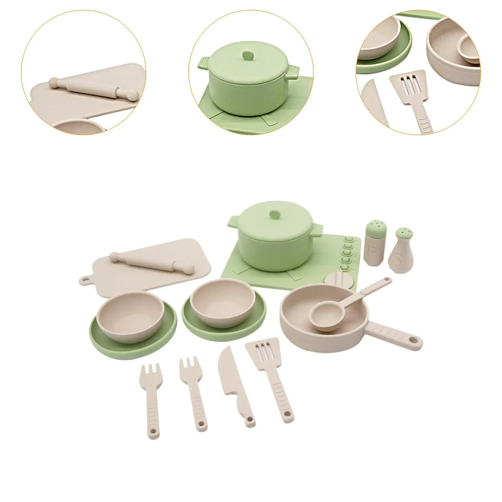 Ensemble de jeu de simulation de cuisine pour enfants, jouets d'apprentissage précoce, jouets de cuisine amusants, cadeaux pour enfants, 14 pièces