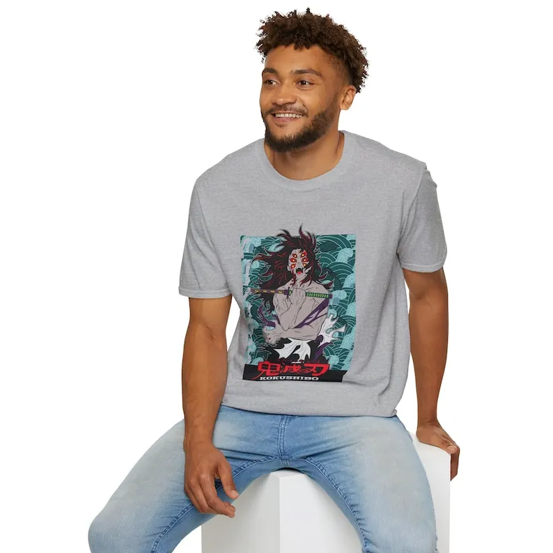 

Unisex shirt Kimetsu no Yaiba, Kokushibo, Demon Slayer