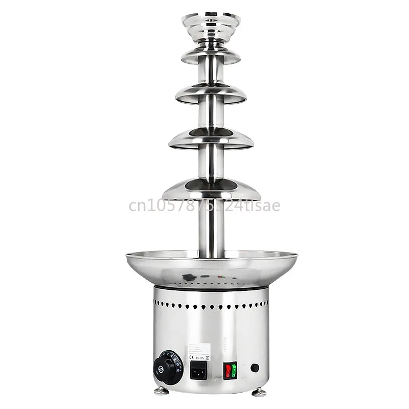 Commercial Five-layer Chocolate Fountain Machine Buffet Restaurant Hotel Booth Drizzle Waterfall Machine