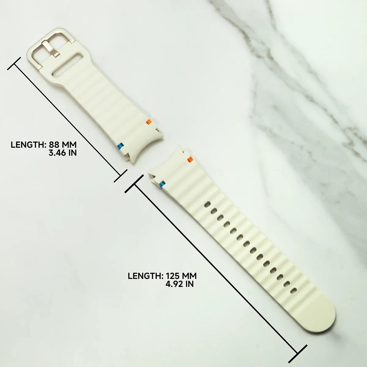 Original Strap for Samsung Galaxy Watch 7/6/5/4/classic/Pro 40mm 44mm No Gaps Silicone Sport Bracelet correa Galaxy watch 7 Band