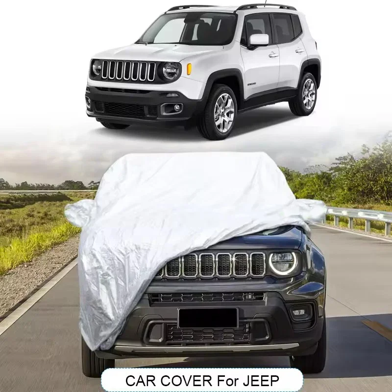 Car Cover for JEEP Wagoneer Avenger Cherokee Compass Patriot Car Protective Cover, Auto Dustproof Anti-Rain Snow Waterproof