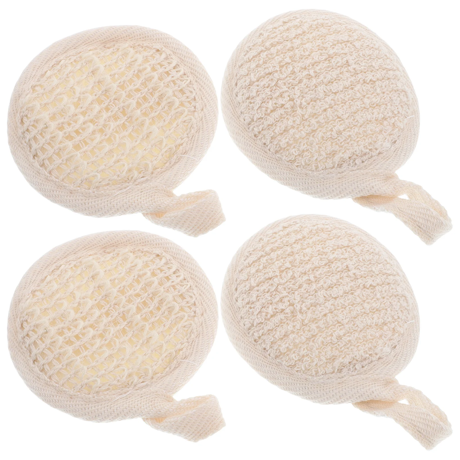 

Loofah Sponge Pad for Shower Exfoliating Body Scrubber Natural Bath Tool for Men Women Facial Cleansing Back Scrubbing Spa Use