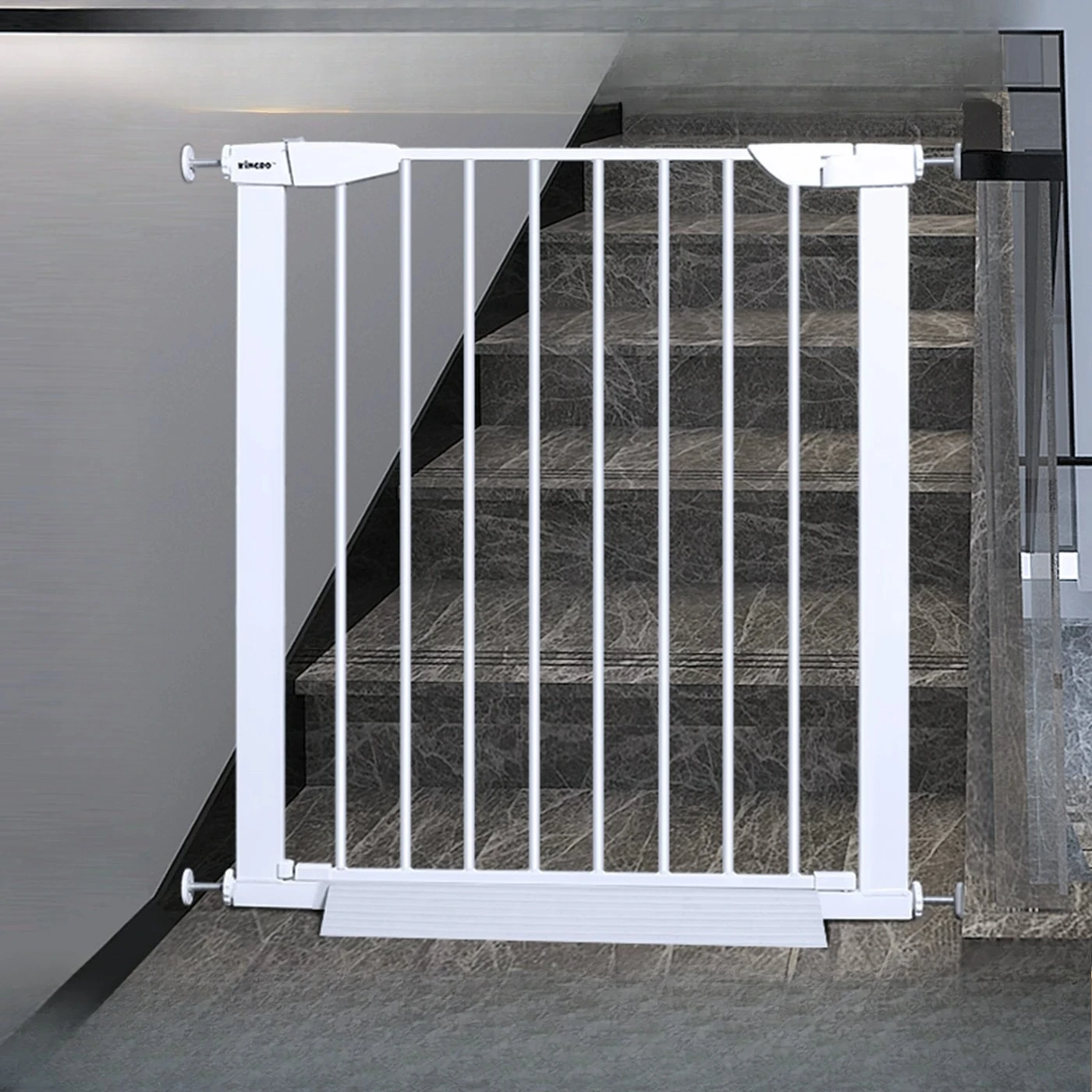 Folding Nordic Dog Fence Grating luxury Kennel Balcony Retractable Dog Fence Playpen Large modern Malla Para Perros Dog Supplies