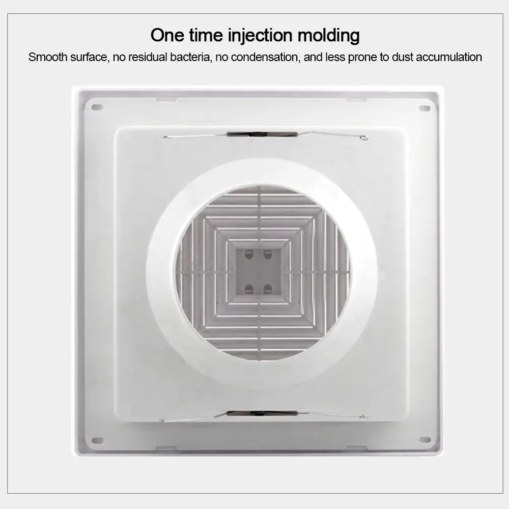 Useful Plastic Grille Air Outlet White Ventilator Cover Ceiling Vent Square Ventilation Hood Ventilation Systems