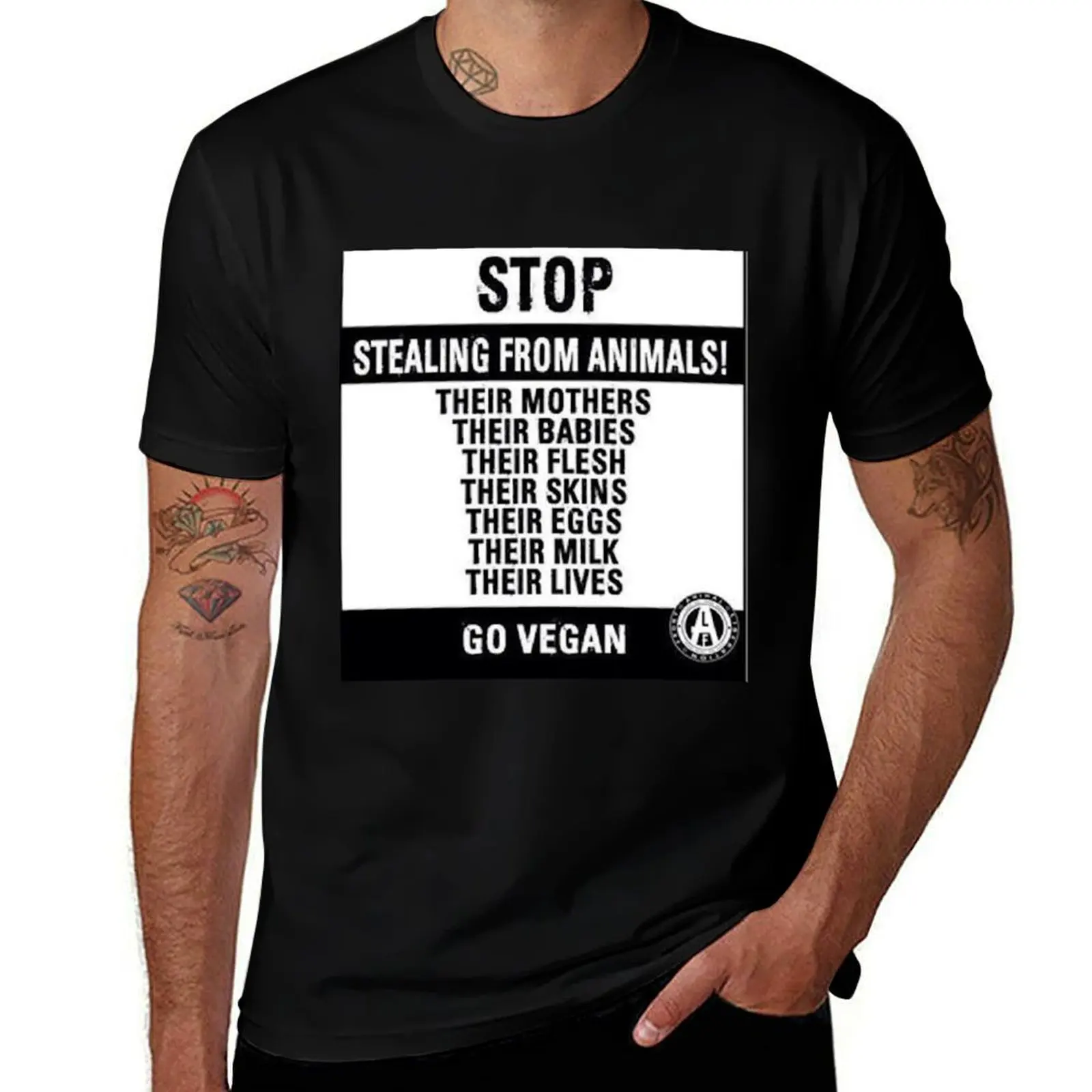 Stop Stealing From Animals T-Shirt Halloween Casual T-Shirt