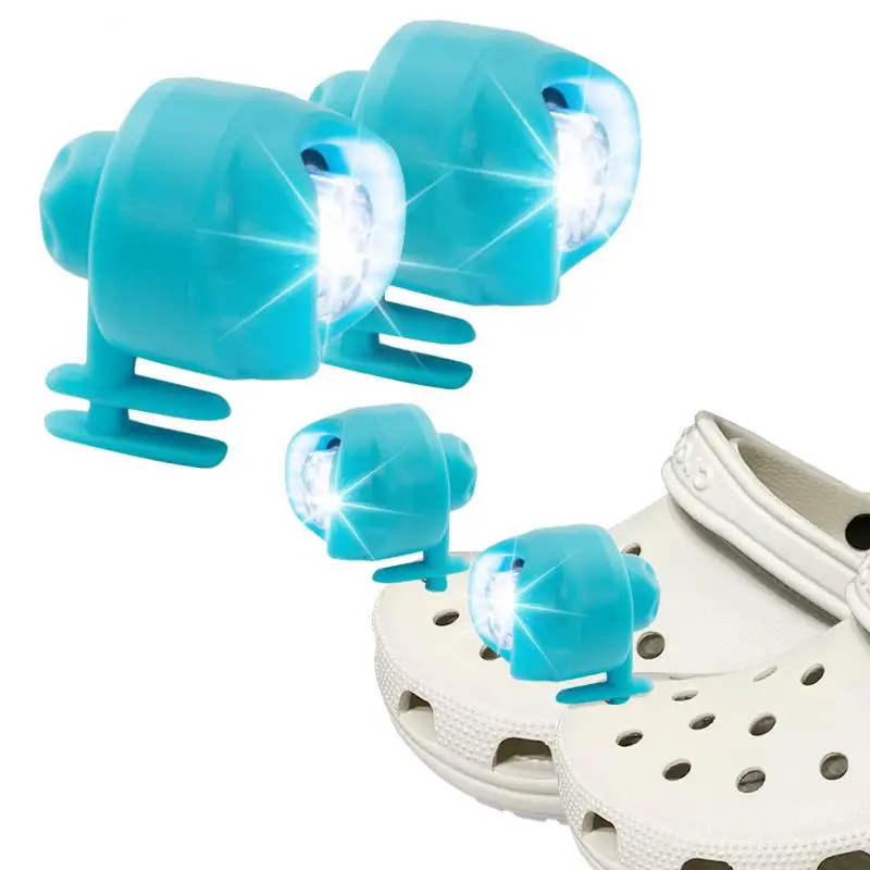 

2PC Headlights For Croc, Croc Accessories, Croc Light, Aluminum Alloy Material, 3 Modes, LED Lights Fits Adult Size Only