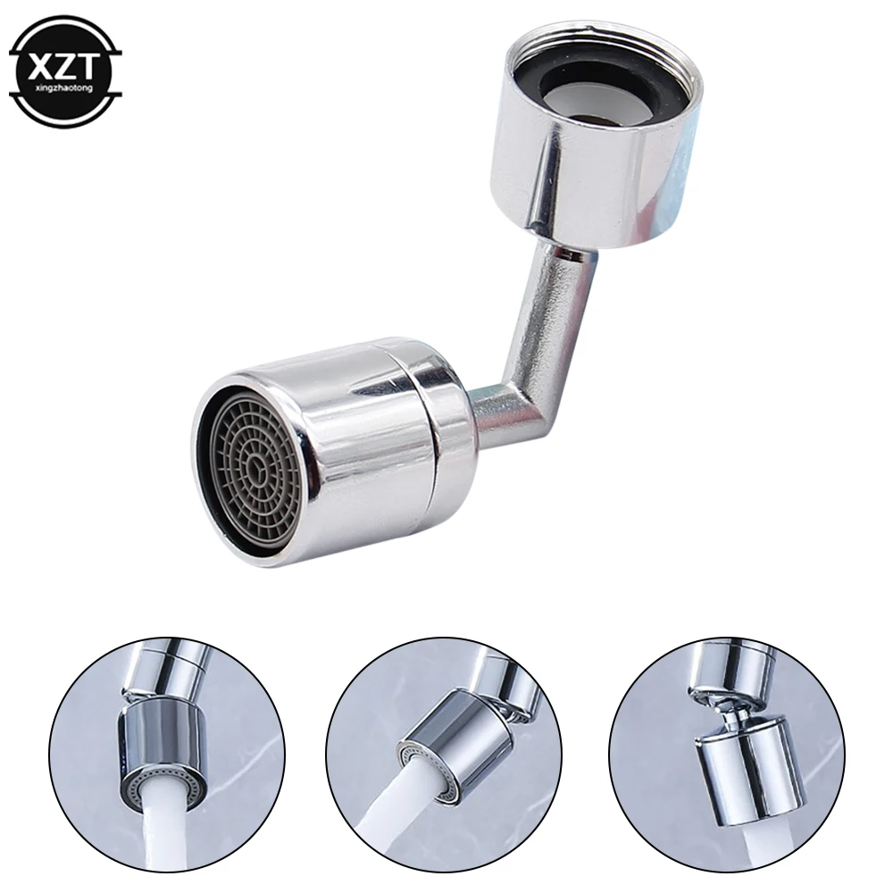 720 ° Rotatable Faucet Filter Head Filter 22 Inner Teeth 24 Outer Teeth Washbasin Splash Proof Adapter Faucet Extension Nozzle